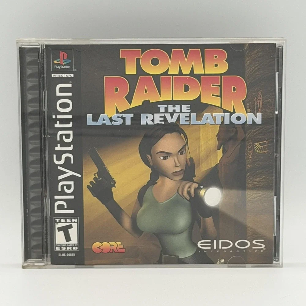 Tomb Raider The Last Revelation Sony PlayStation 1 PS1 Action Game Eidos 1999